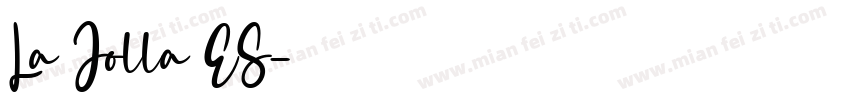 La Jolla ES字体转换